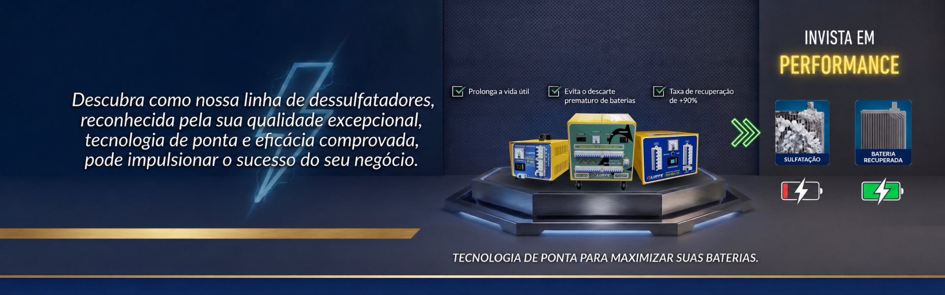 Banner linha dessulfatadores
